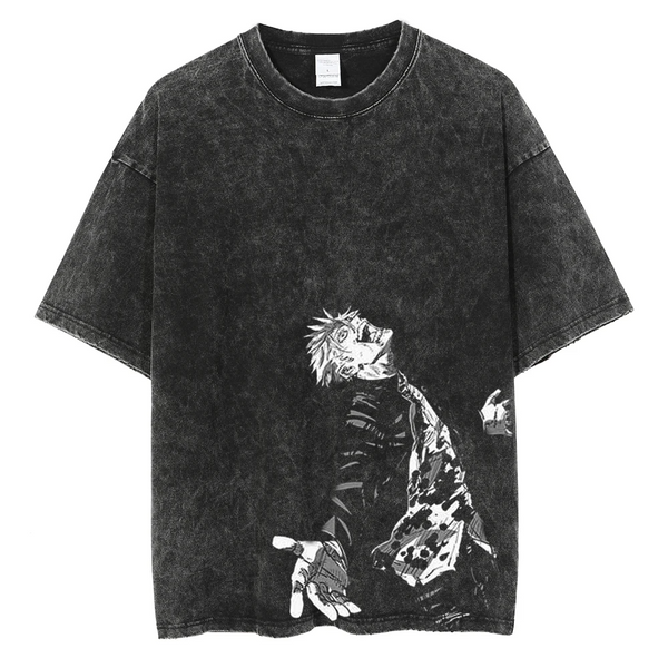 T-Shirt Streetwear Vintage Satoru Gojo - Jujutsu Kaisen