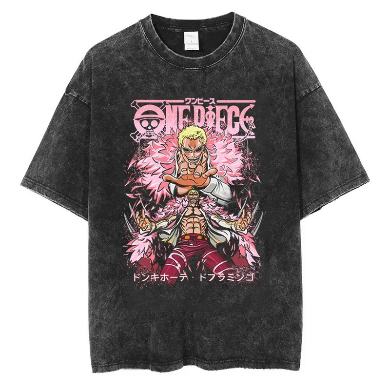 T-Shirt Streetwear Vintage Doflamingo - One Piece